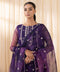3 Piece - Embroidered Organza Suit